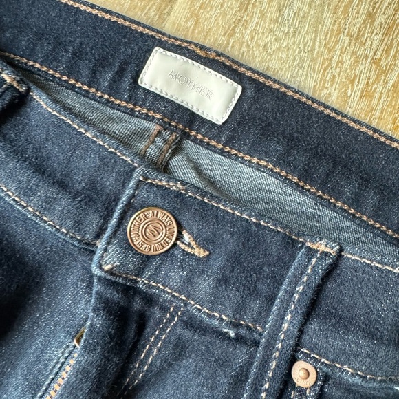 MOTHER The Looker Ankle Fray in So Good Mid Rise Jeans Women's size 30 - Picture 3 of 6
